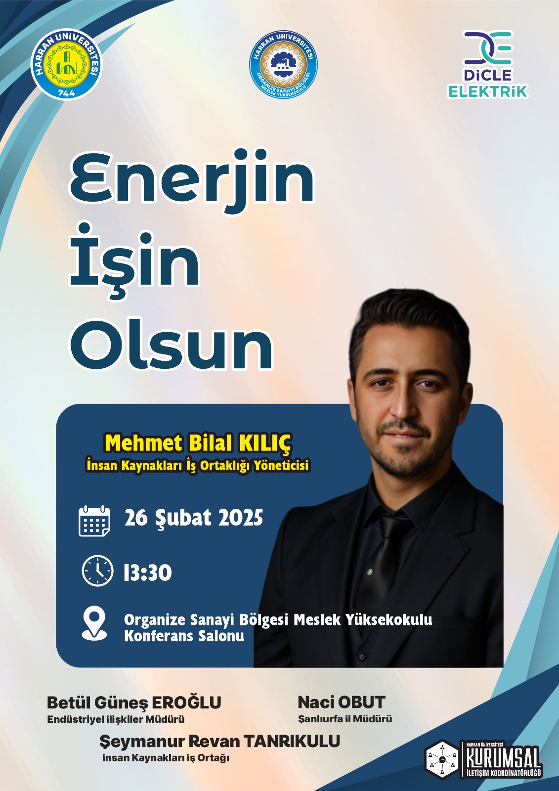 "Enerjin İşin Olsun" Konulu Söyleşi